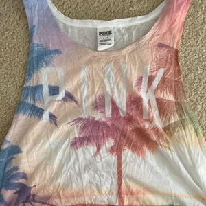PINK Beach Tank Top